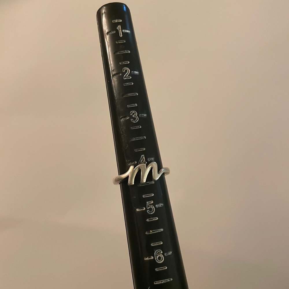 James Avery Script Initial Ring Letter M